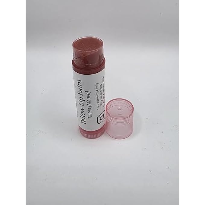 rayihni TALLOW LIP BALM (3 PACK) (TINTED MAUVE) HANDMADE GRASS FED BEEF TALLOW LIP BALM WITH NOURISHING OILS - Image 3